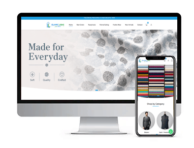 Islamic Libas Website Design