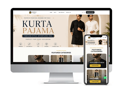 Markaz e Libas Website Design