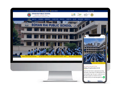 Sohan Rai Public School Website Development